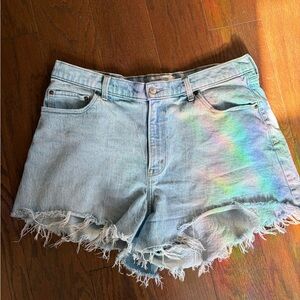 Abercrombie & Fitch Light Blue Jean Shorts